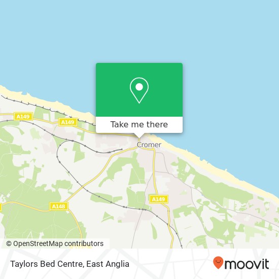 Taylors Bed Centre map