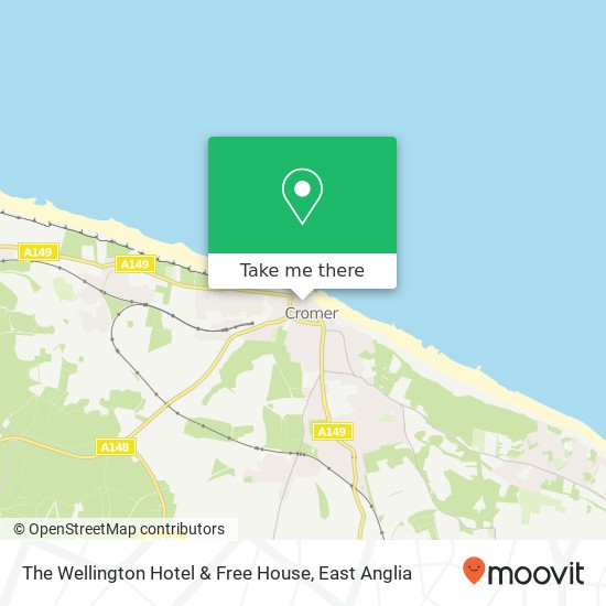 The Wellington Hotel & Free House map