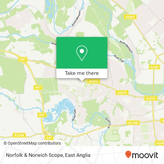 Norfolk & Norwich Scope map