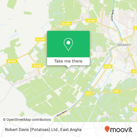 Robert Davis (Potatoes) Ltd. map
