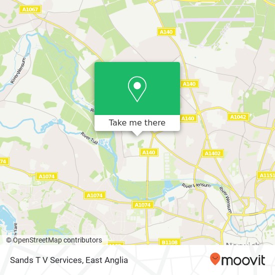 Sands T V Services map