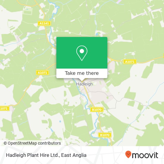 Hadleigh Plant Hire Ltd. map