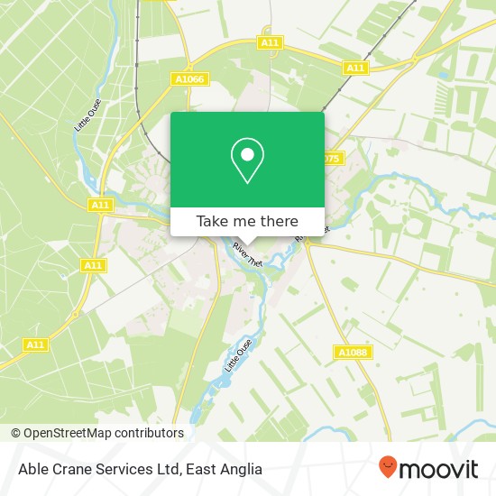 Able Crane Services Ltd map