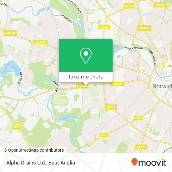 Alpha Drains Ltd. map