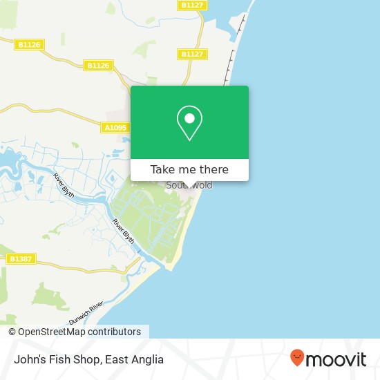 John's Fish Shop map
