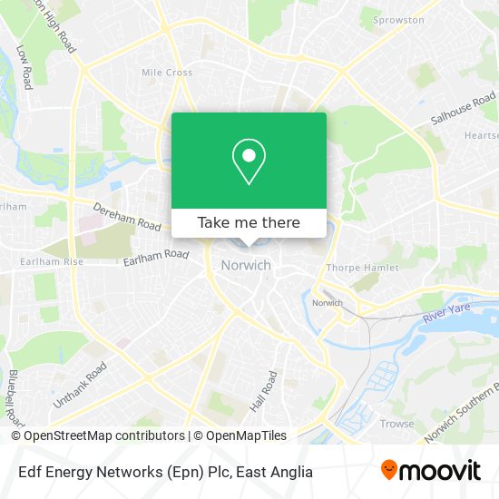 Edf Energy Networks (Epn) Plc map