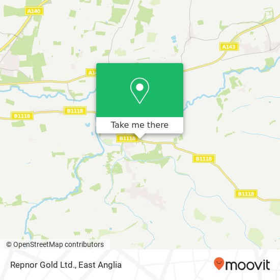 Repnor Gold Ltd. map