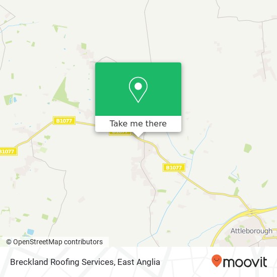 Breckland Roofing Services map