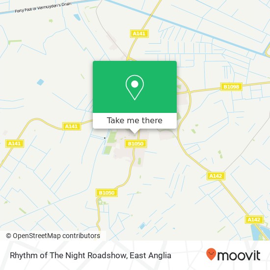 Rhythm of The Night Roadshow map