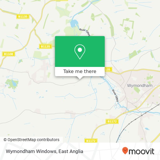 Wymondham Windows map