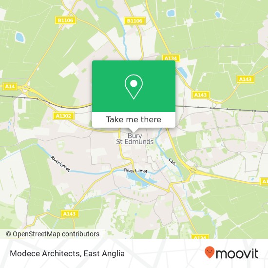 Modece Architects map
