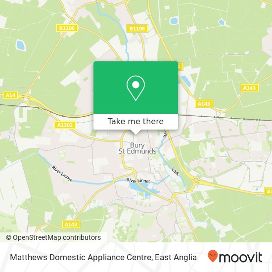 Matthews Domestic Appliance Centre map