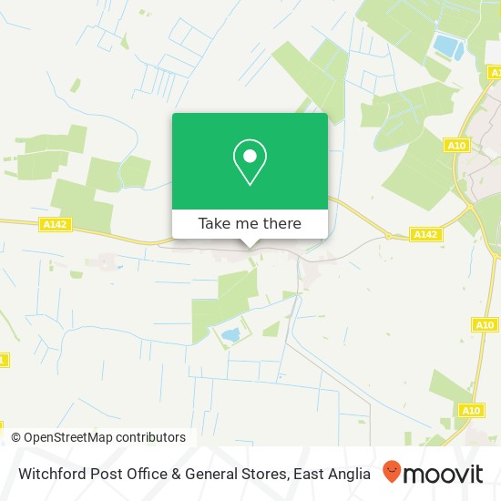 Witchford Post Office & General Stores map