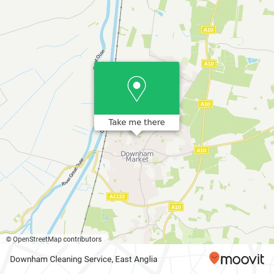 Downham Cleaning Service map