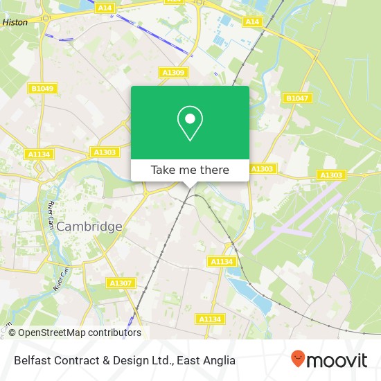 Belfast Contract & Design Ltd. map