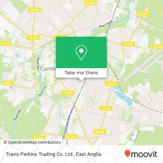 Travis Perkins Trading Co. Ltd. map