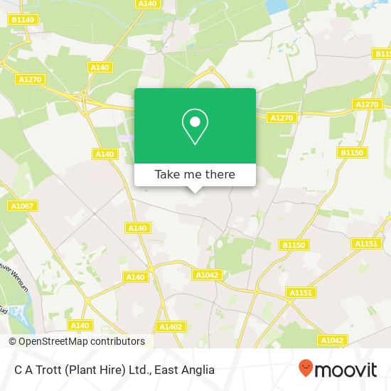 C A Trott (Plant Hire) Ltd. map