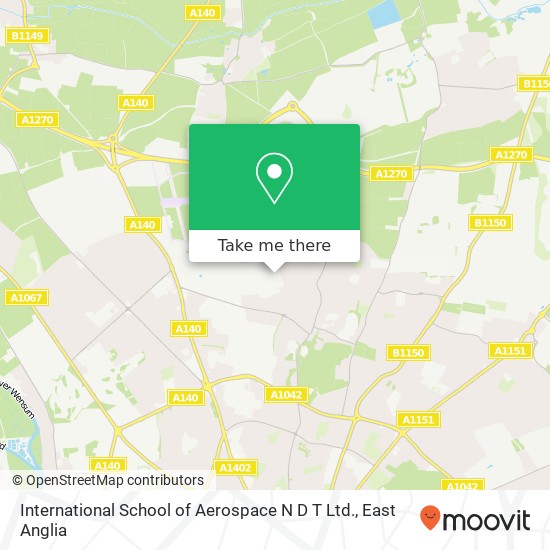 International School of Aerospace N D T Ltd. map