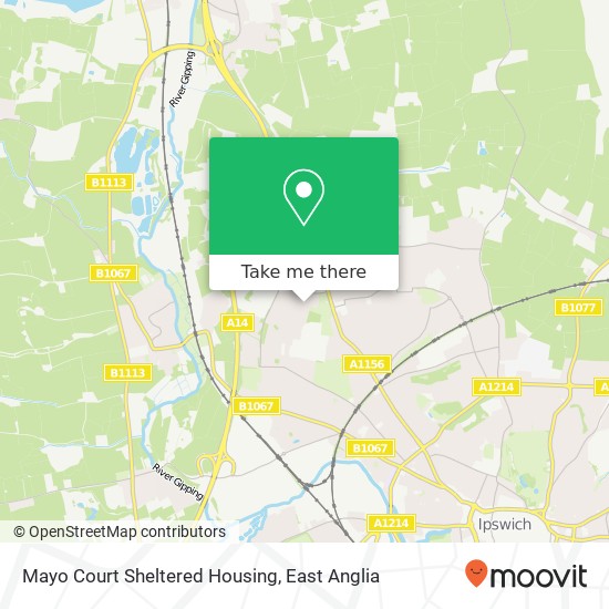 Mayo Court Sheltered Housing map