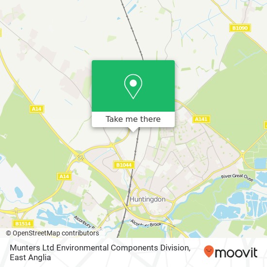 Munters Ltd Environmental Components Division map