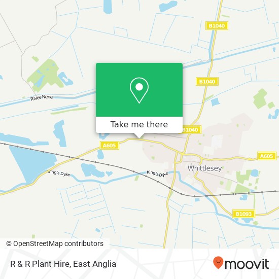 R & R Plant Hire map