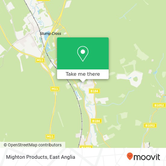 Mighton Products map