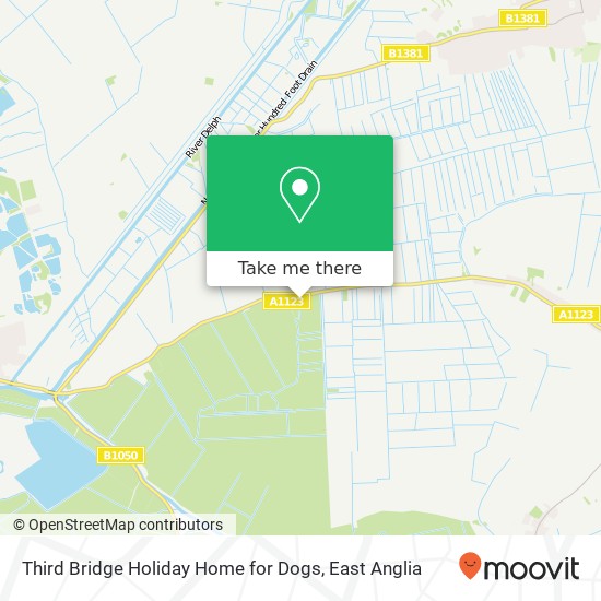 Third Bridge Holiday Home for Dogs map