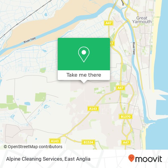 Alpine Cleaning Services map