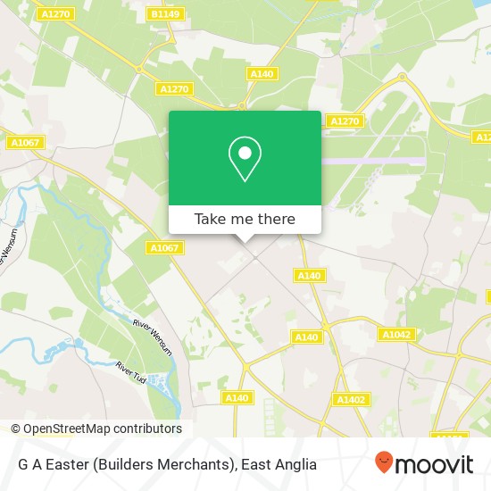 G A Easter (Builders Merchants) map