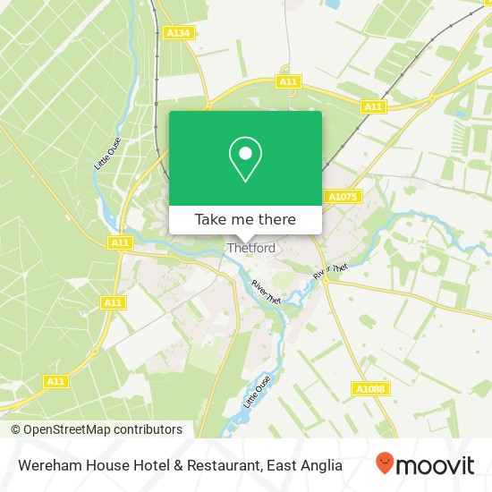 Wereham House Hotel & Restaurant map