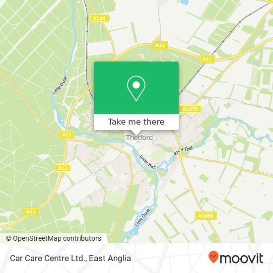 Car Care Centre Ltd. map