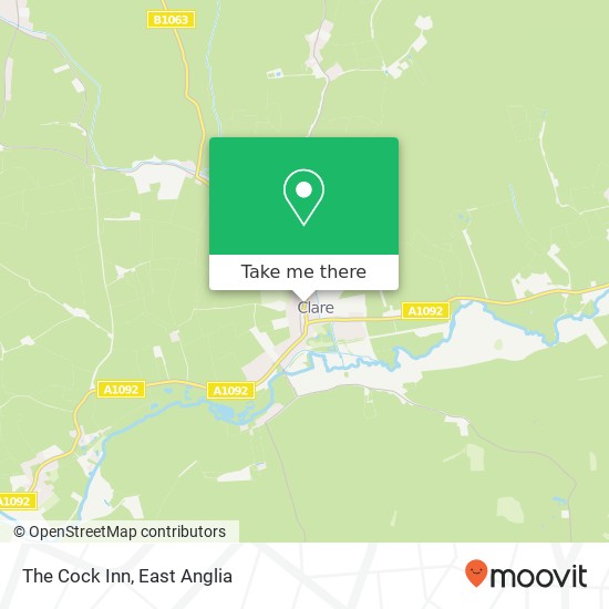 The Cock Inn map