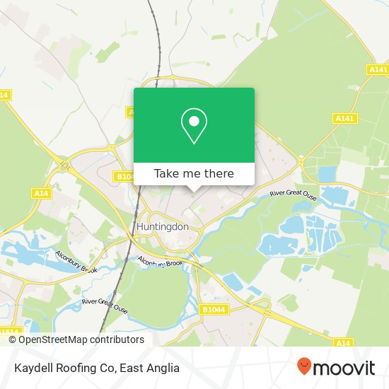 Kaydell Roofing Co map