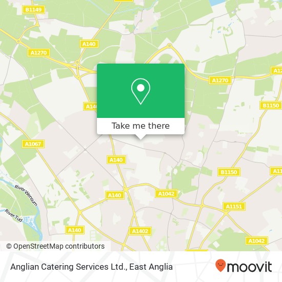 Anglian Catering Services Ltd. map