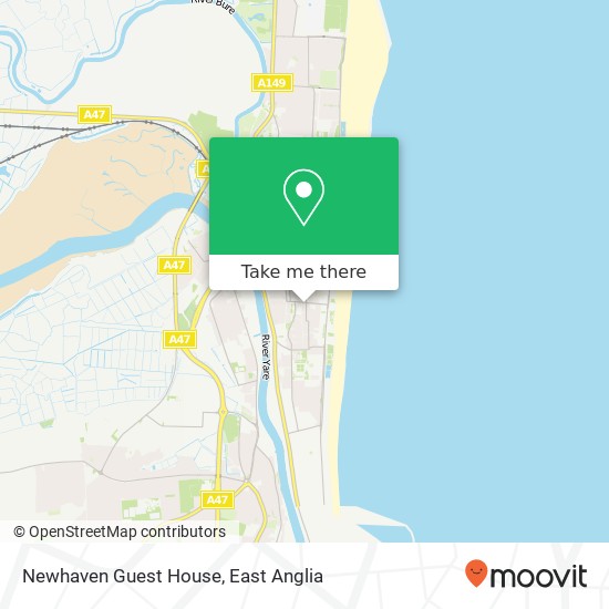 Newhaven Guest House map