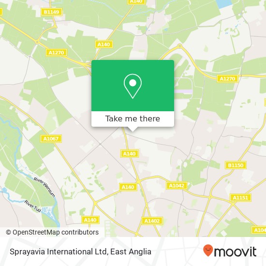 Sprayavia International Ltd map