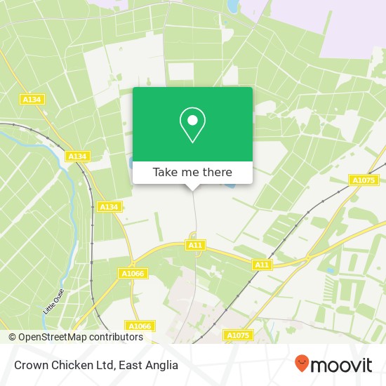 Crown Chicken Ltd map
