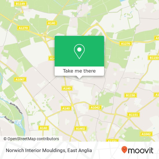 Norwich Interior Mouldings map