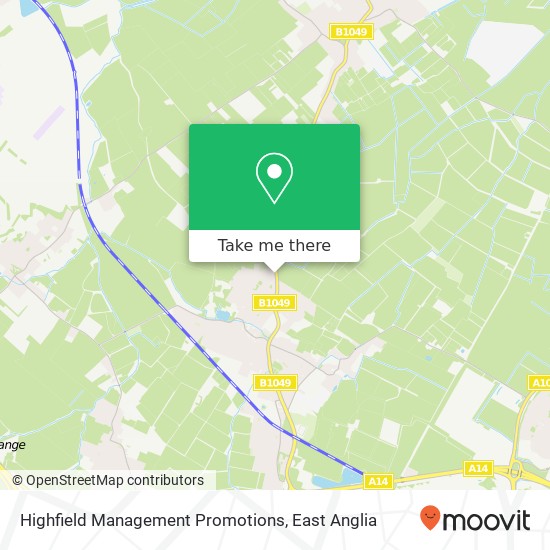 Highfield Management Promotions map