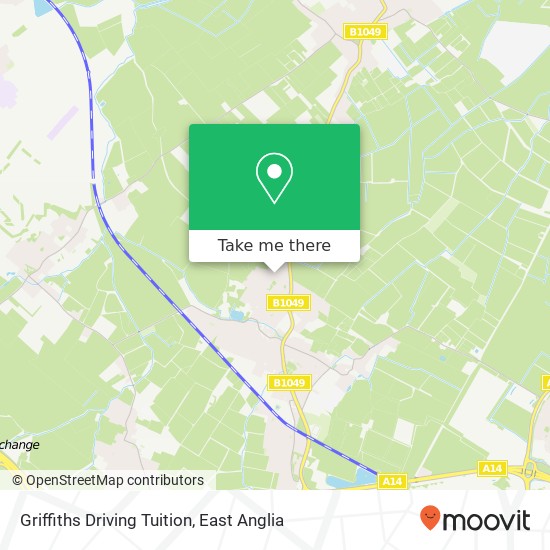 Griffiths Driving Tuition map