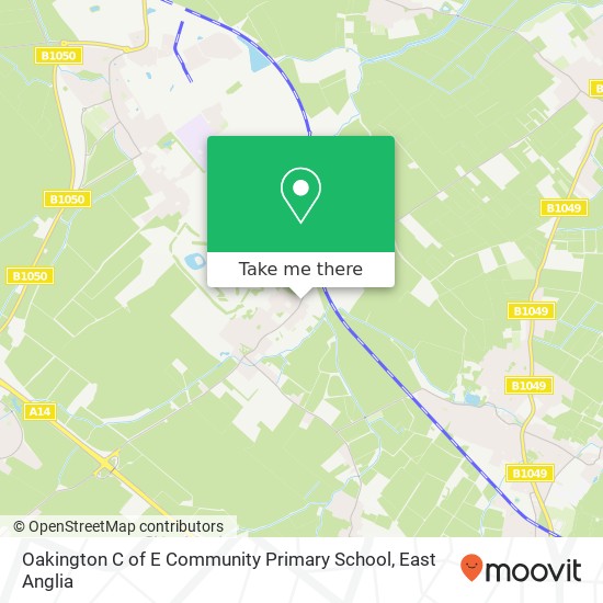 Oakington C of E Community Primary School map