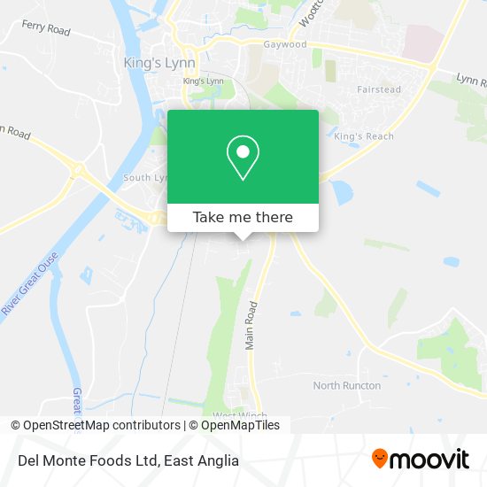 Del Monte Foods Ltd map