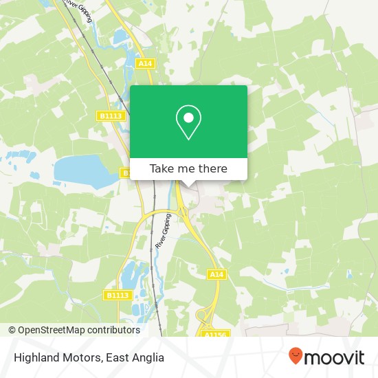 Highland Motors map