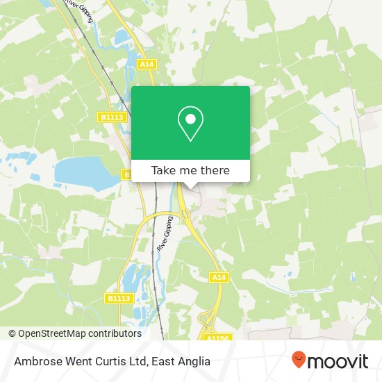 Ambrose Went Curtis Ltd map