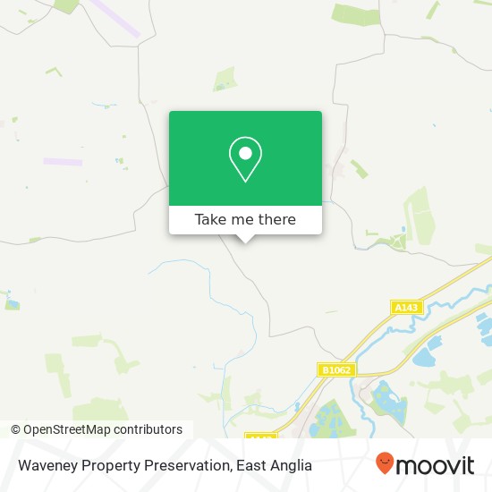 Waveney Property Preservation map