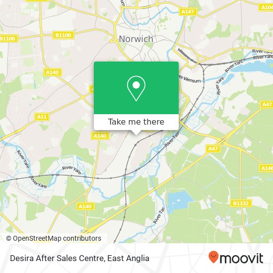 Desira After Sales Centre map