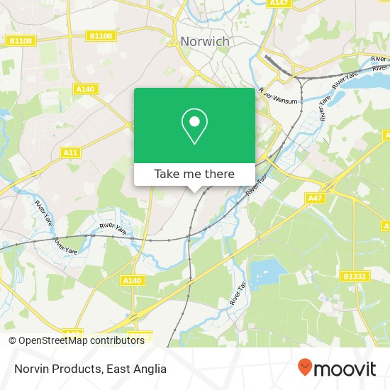 Norvin Products map