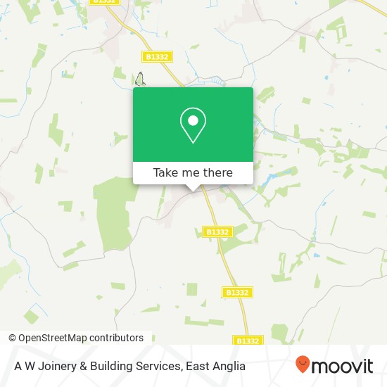 A W Joinery & Building Services map