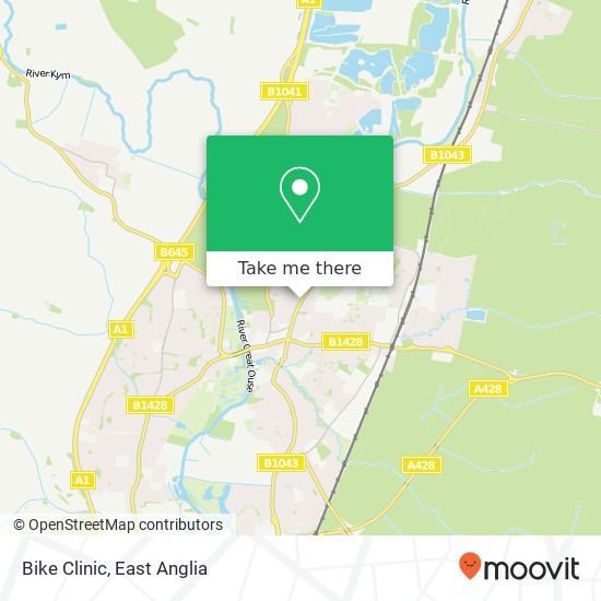 Bike Clinic map
