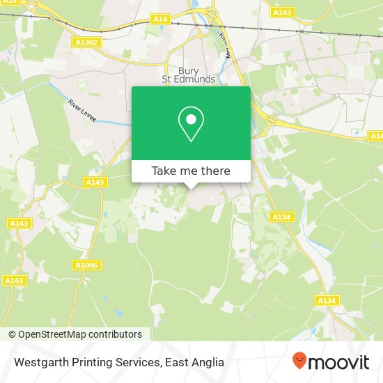 Westgarth Printing Services map